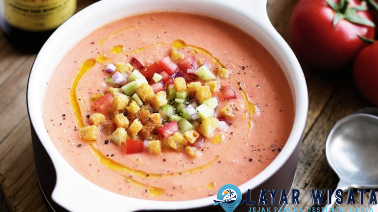 Gazpacho 1 Sup Dingin Andalusia unik Menyegarkan