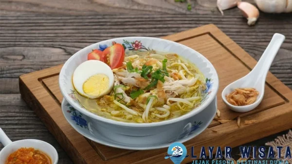Soto Lamongan Komplit Penuh dari 1 Sup Ayam