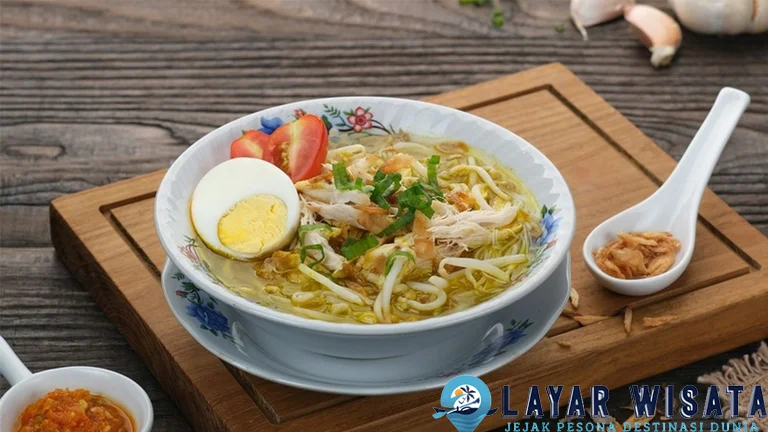 Soto Lamongan Komplit Penuh dari 1 Sup Ayam